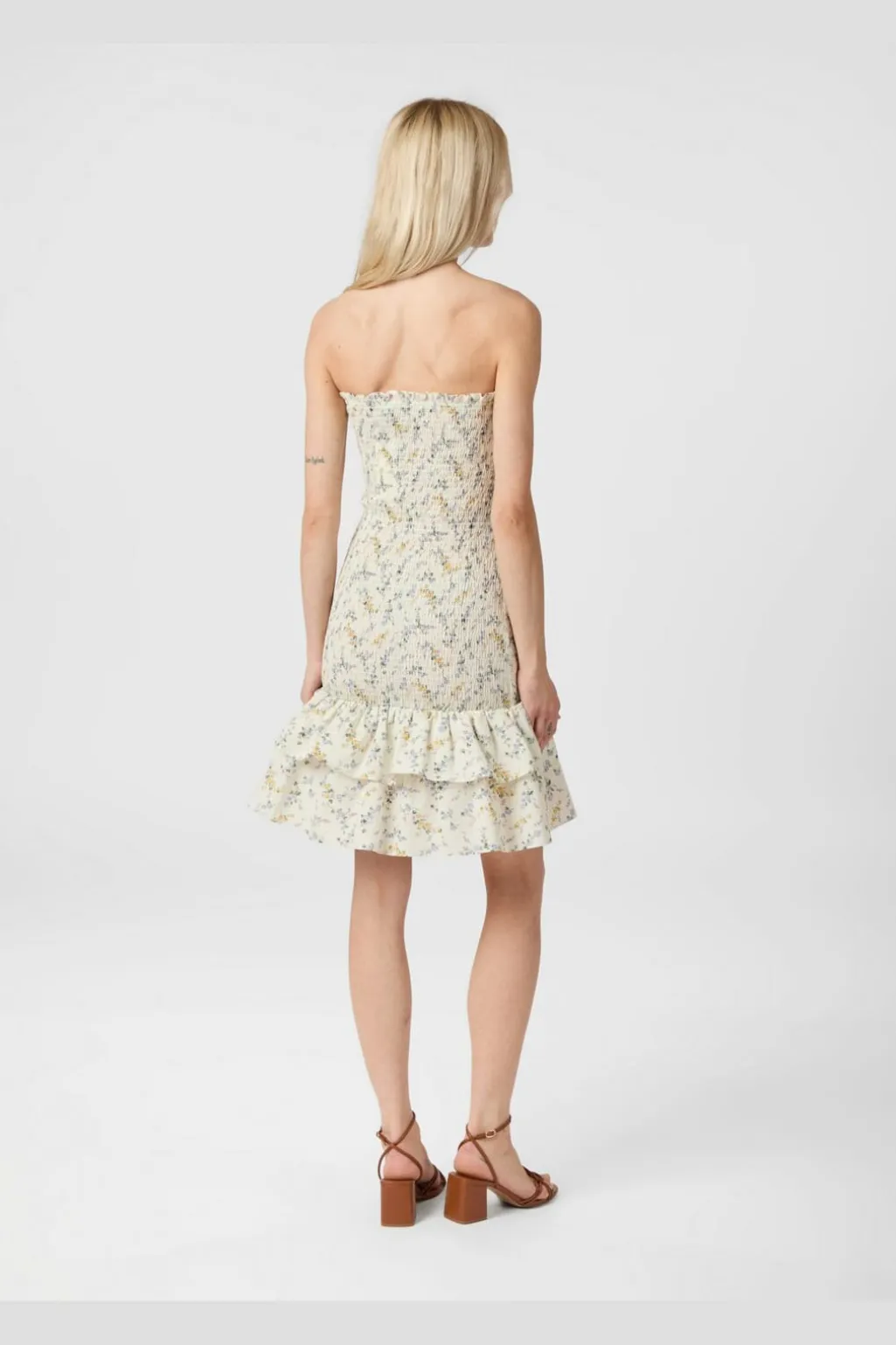 Nnmikka Smock Print Dress 164929
