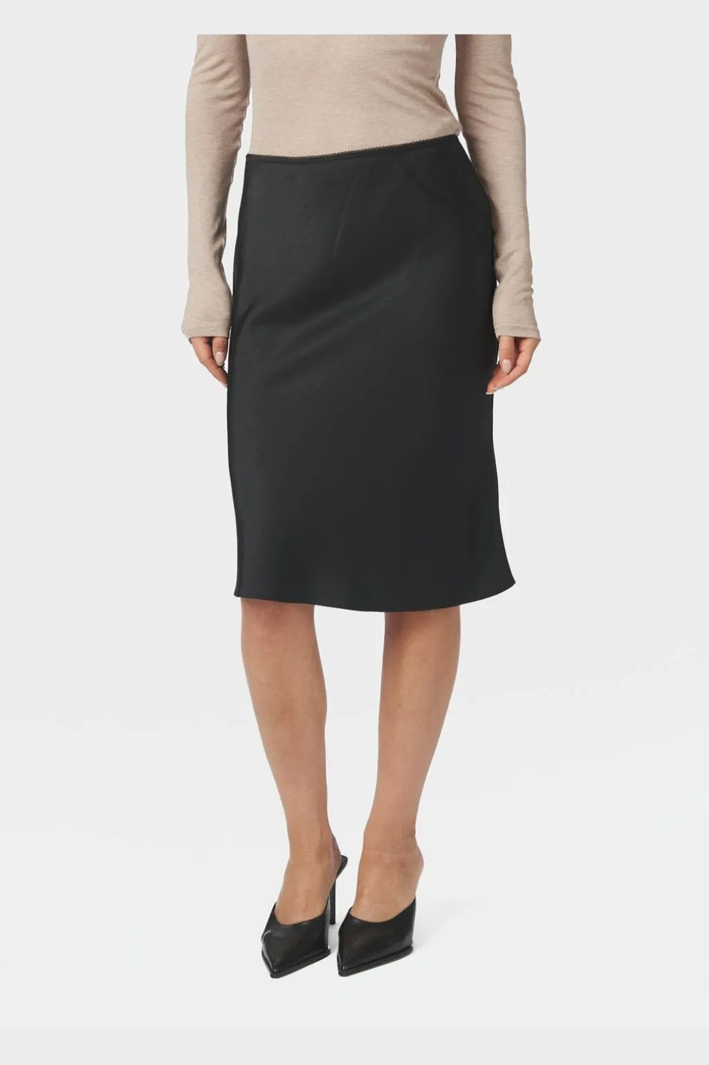 Nnmindie Heavy Sateen Skirt 170112