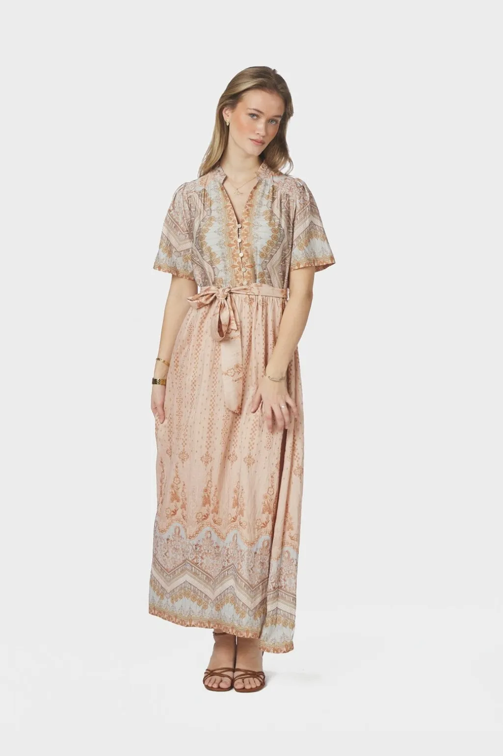 Nnmoviana Flower Border Dress 169030