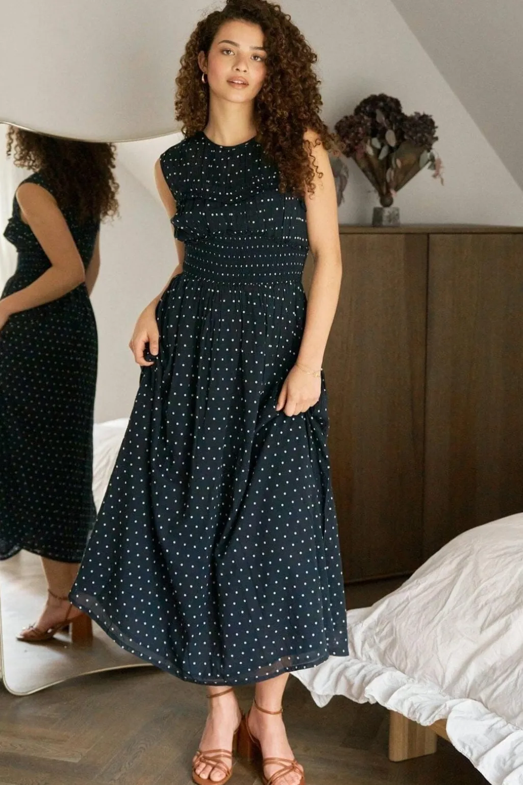 Nnmyrna Dot Dress 166384