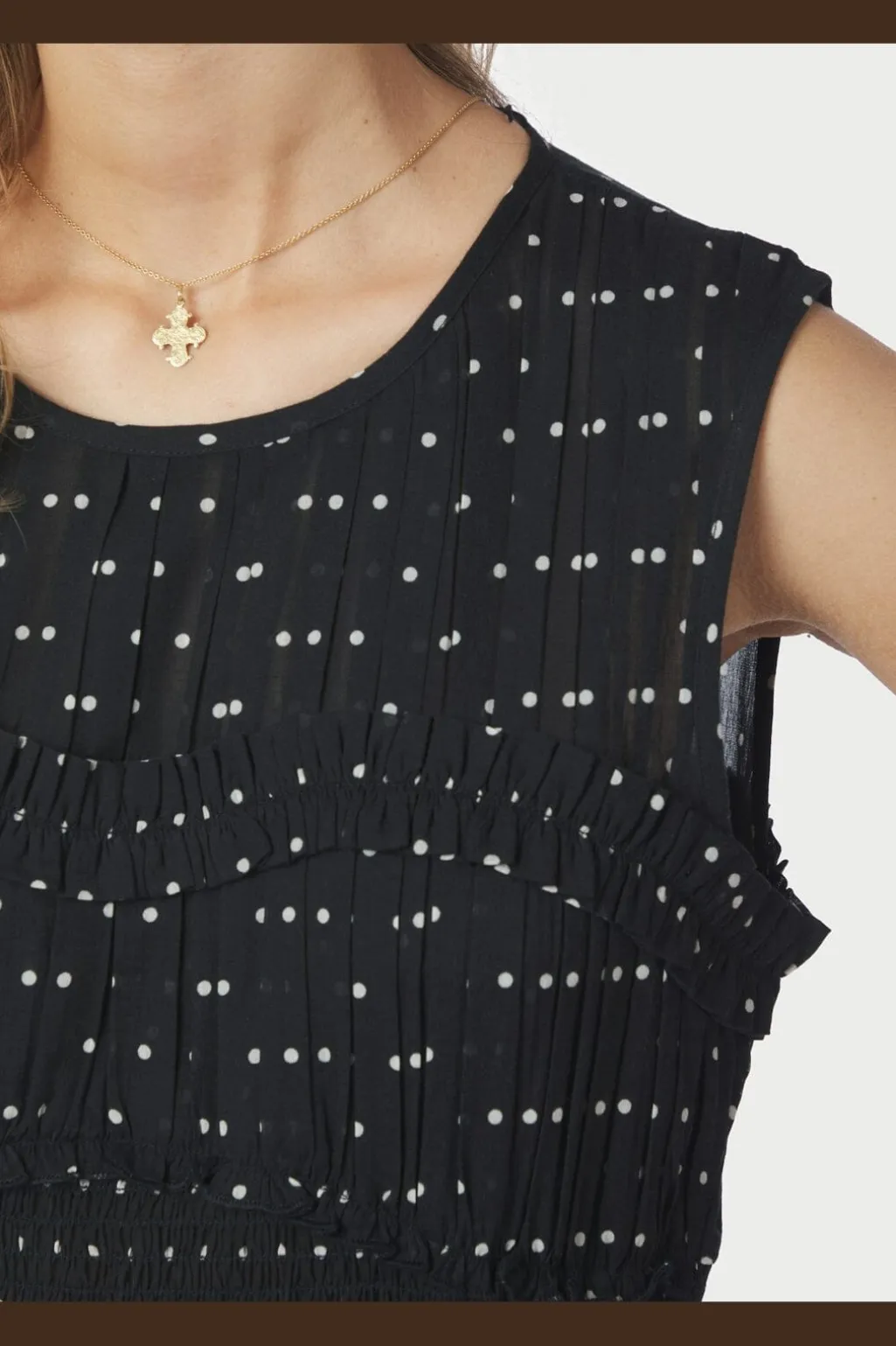 Nnmyrna Dot Dress 166384