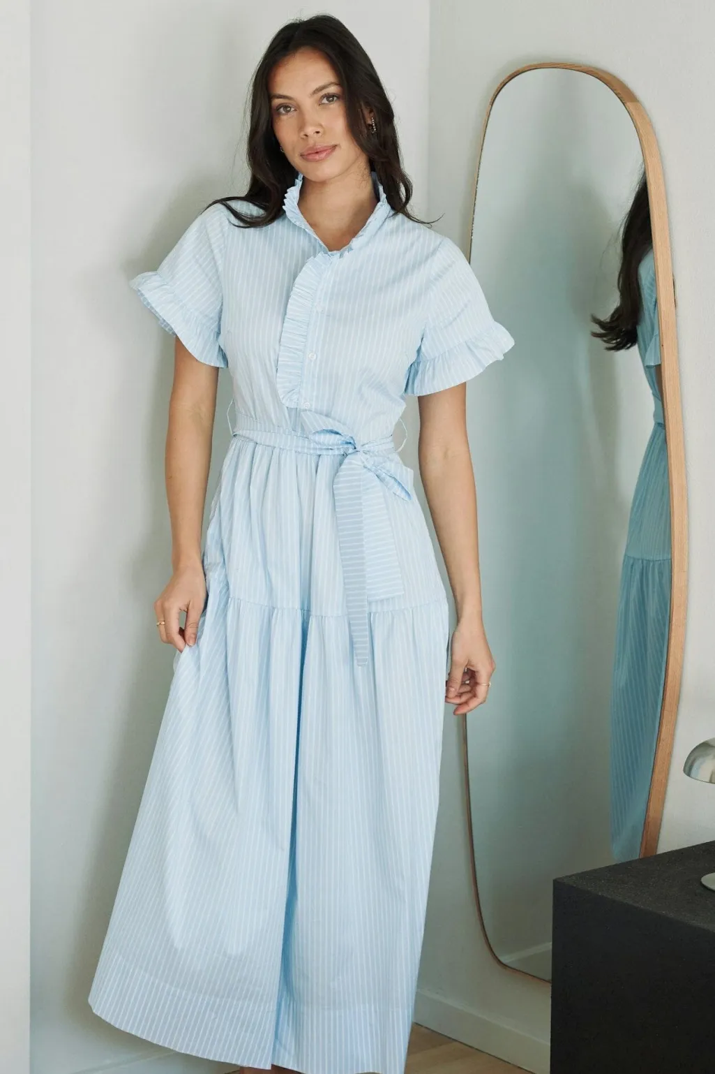 Nnnellie Soft Stripe Dress 168230
