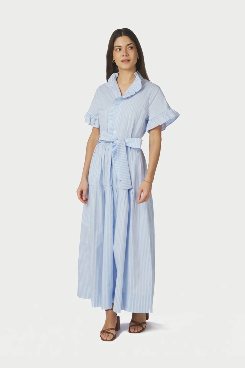 Nnnellie Soft Stripe Dress 168230