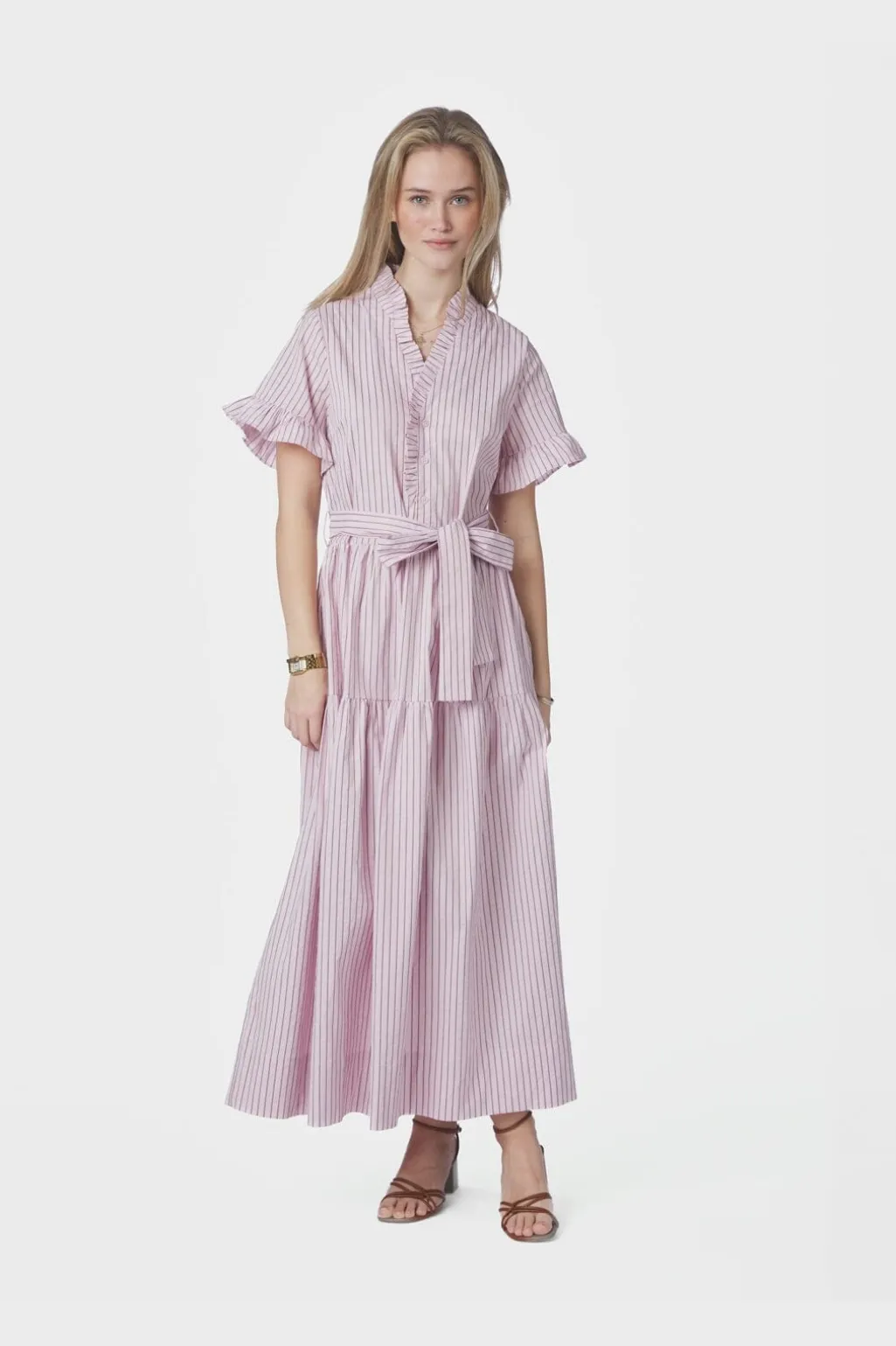 Nnnessie Structure Stripe Dress 169739