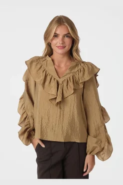 Nnnula Flounce Crisp Blouse 167525