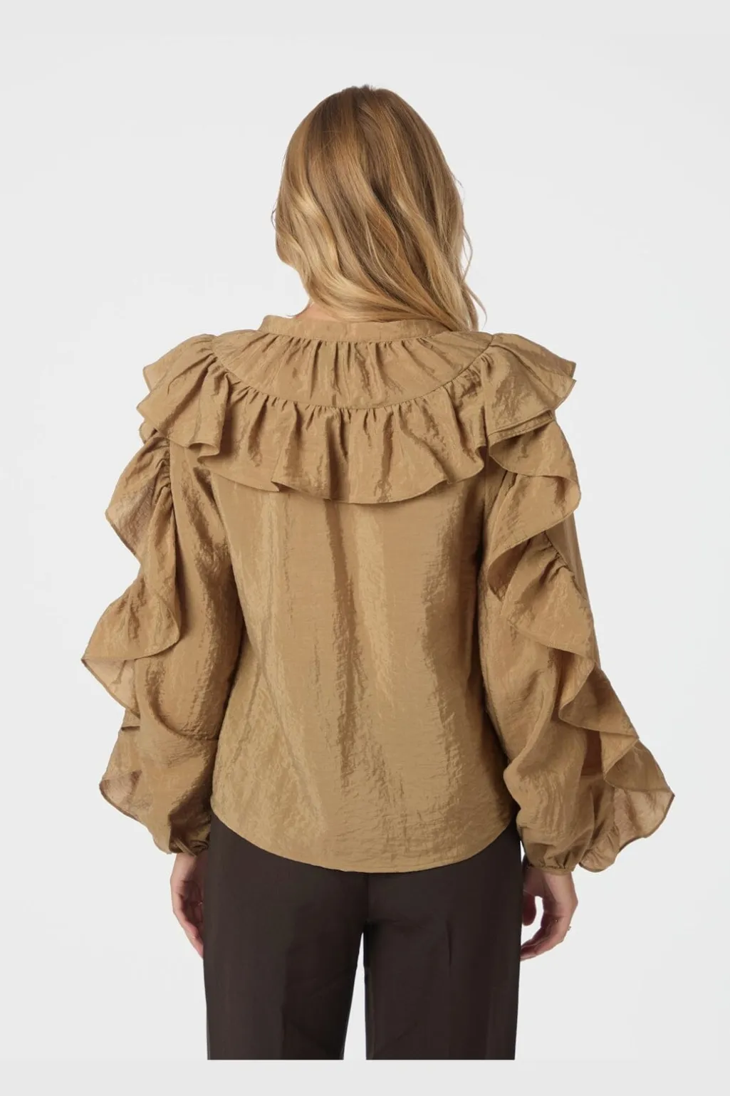 Nnnula Flounce Crisp Blouse 167525