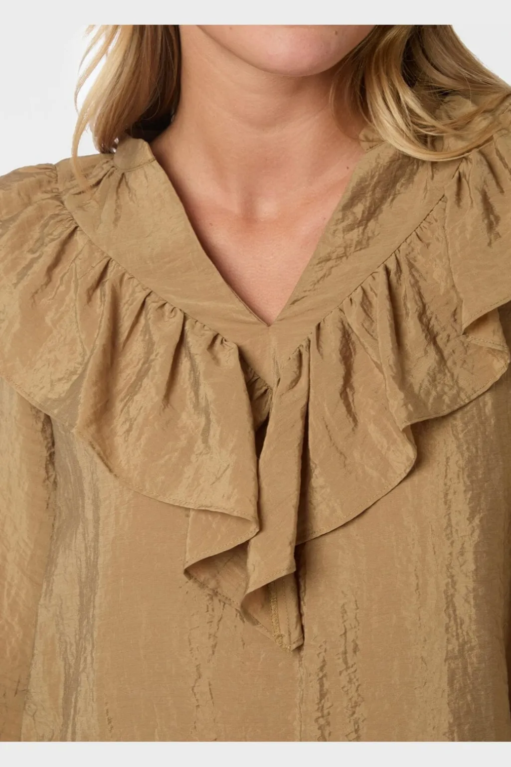Nnnula Flounce Crisp Blouse 167525
