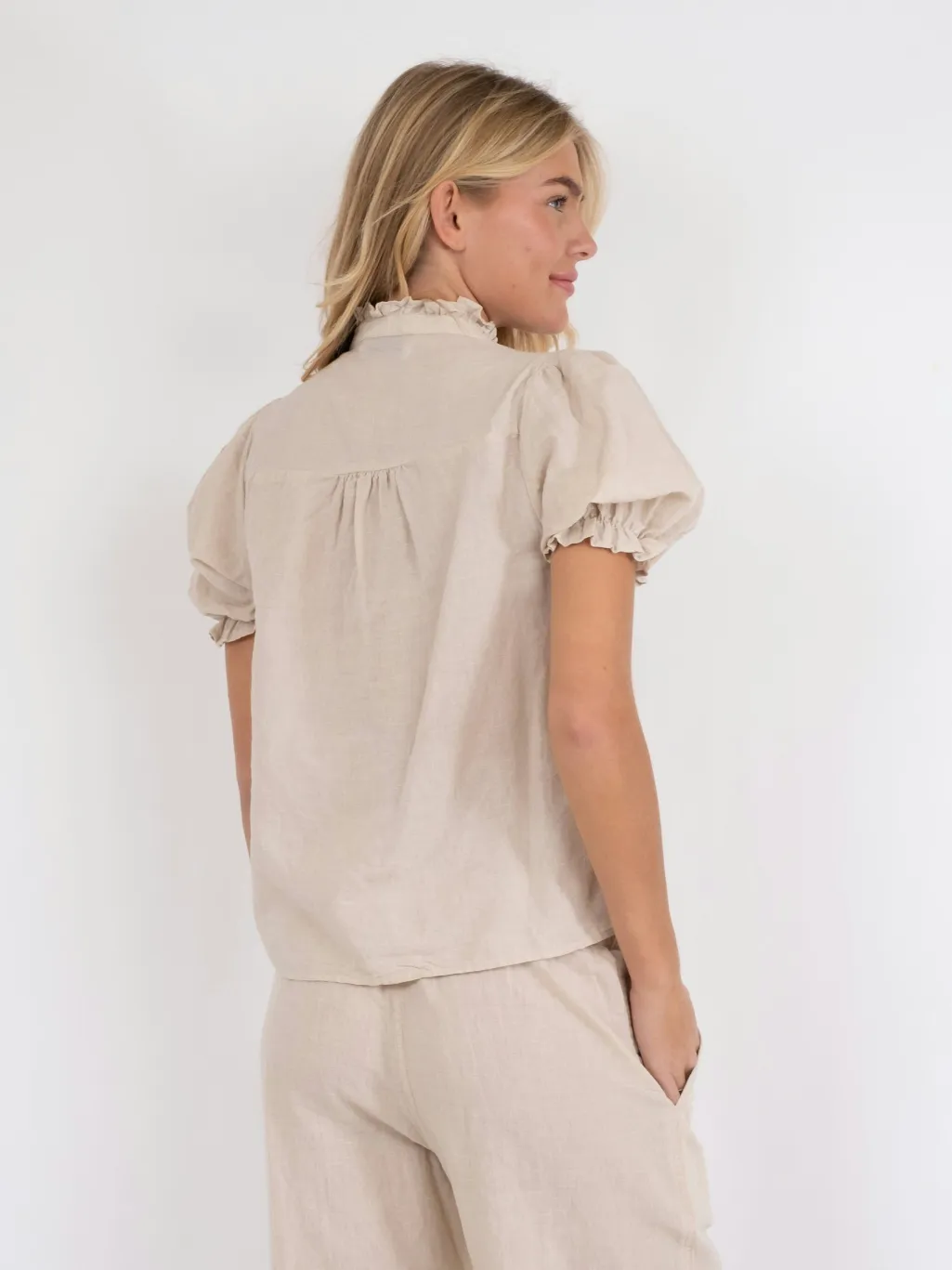 Nnodesa Linen Blouse