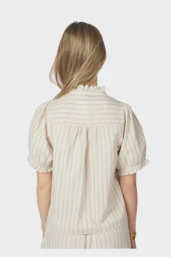 Nnodesa Linen Stripe Blouse 169338