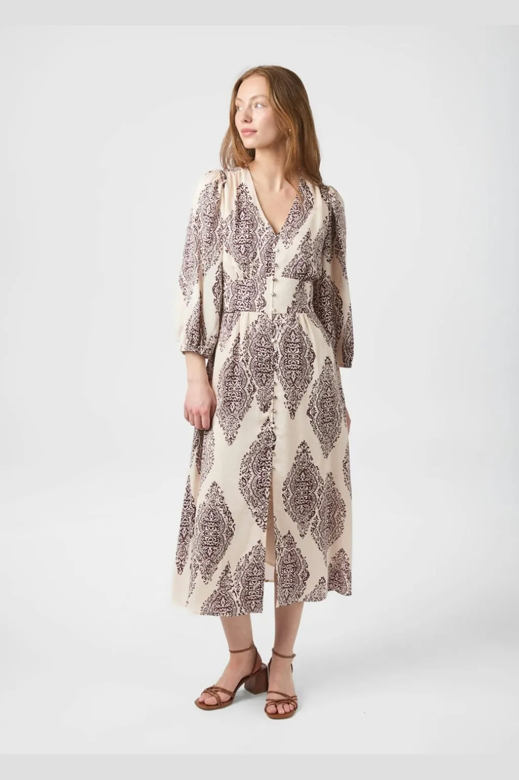 Nnolana Paisley Drop Dress 166207