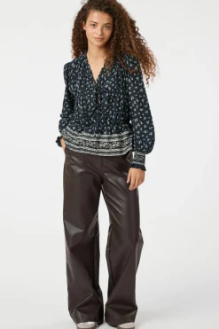 Nnora Mini Border Blouse 164597