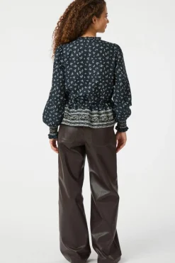 Nnora Mini Border Blouse 164597