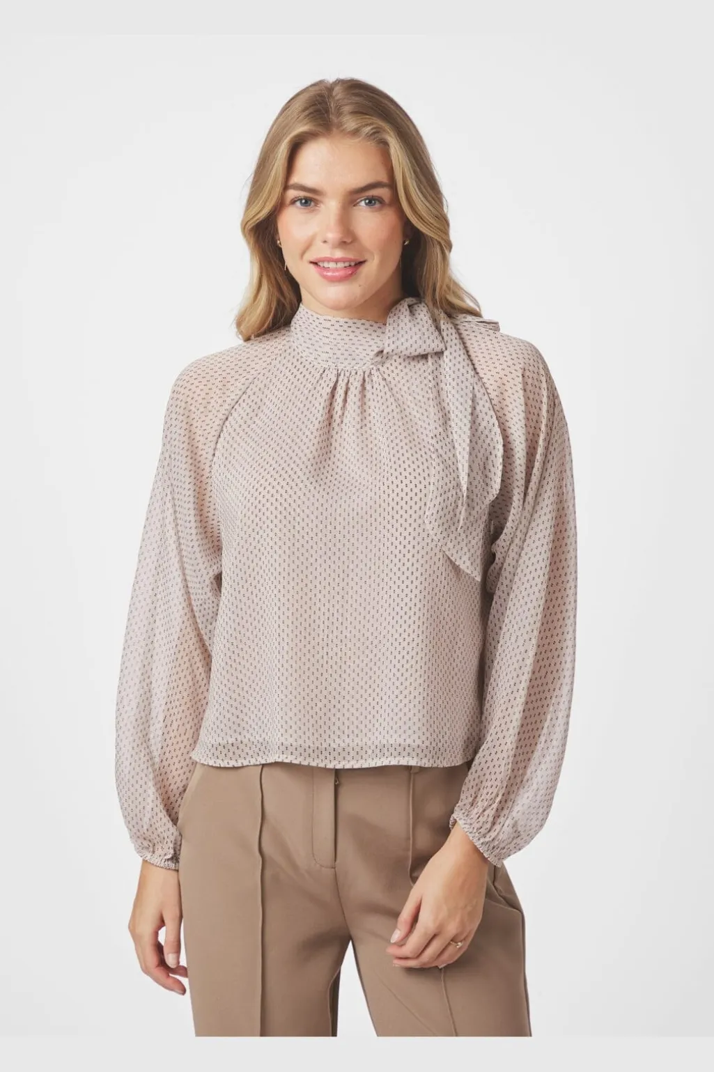 Nnpatti Double Dot Blouse 166724