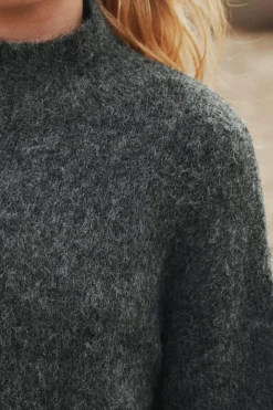 Nnpaulina Fluffy Knit Blouse 164729