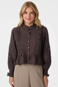 Nnpetrine Embroidery Blouse 161136