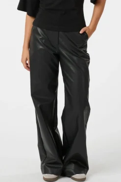 Nnpinur Faux Leather Pants 164609