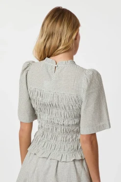 Nnpossini Small Check Blouse 165420