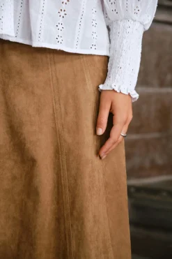 Nnraya Faux Suede Skirt 166255