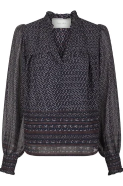 Nnrhia Border Pattern Blouse 163994