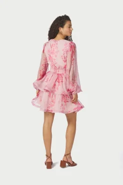 Nnrivana Print Chiffon Dress 168848