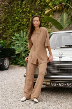 Nnrizzy Fine Crochet Pants 168328