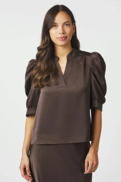 Nnroella Heavy Sateen Blouse 162590