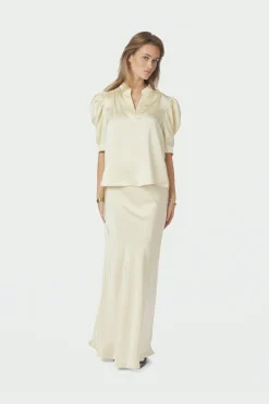 Nnroella Heavy Sateen Blouse 162590