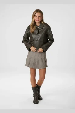 Nnromana Faux Pu Jacket 164349