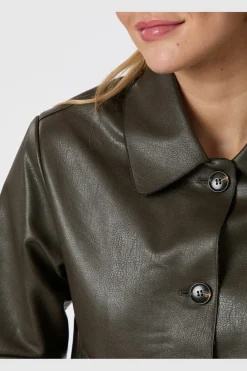 Nnromana Faux Pu Jacket 164349
