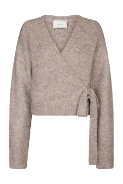 Nnronia Fluffy Wrap Knit Cardigan 166619