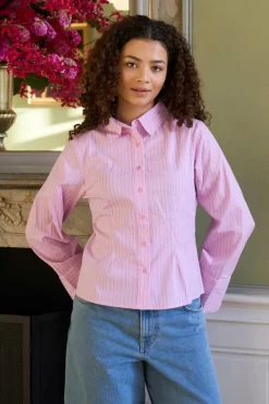 Nnrosa Shadow Stripe Shirt 166611