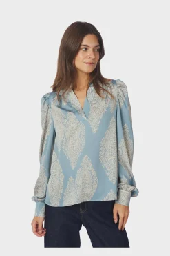 Nnrosslyn Paisley Drop Blouse 163976