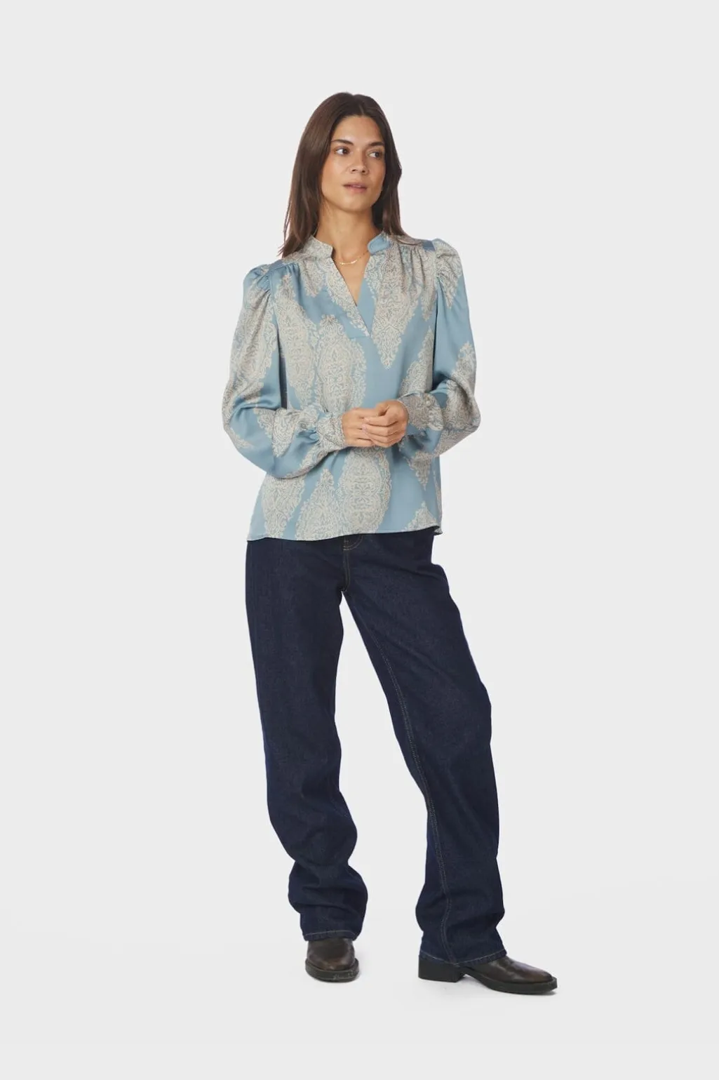 Nnrosslyn Paisley Drop Blouse 163976