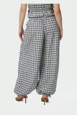 Nnroxane Balloon Check Pants 169626