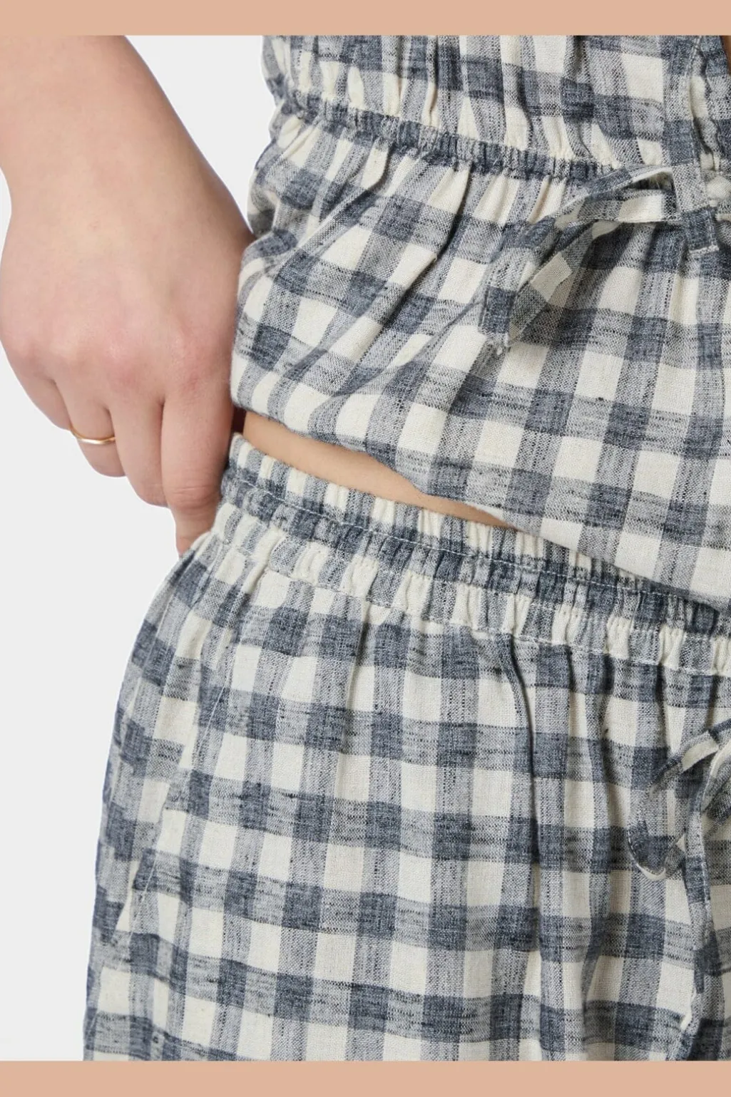 Nnroxane Balloon Check Pants 169626
