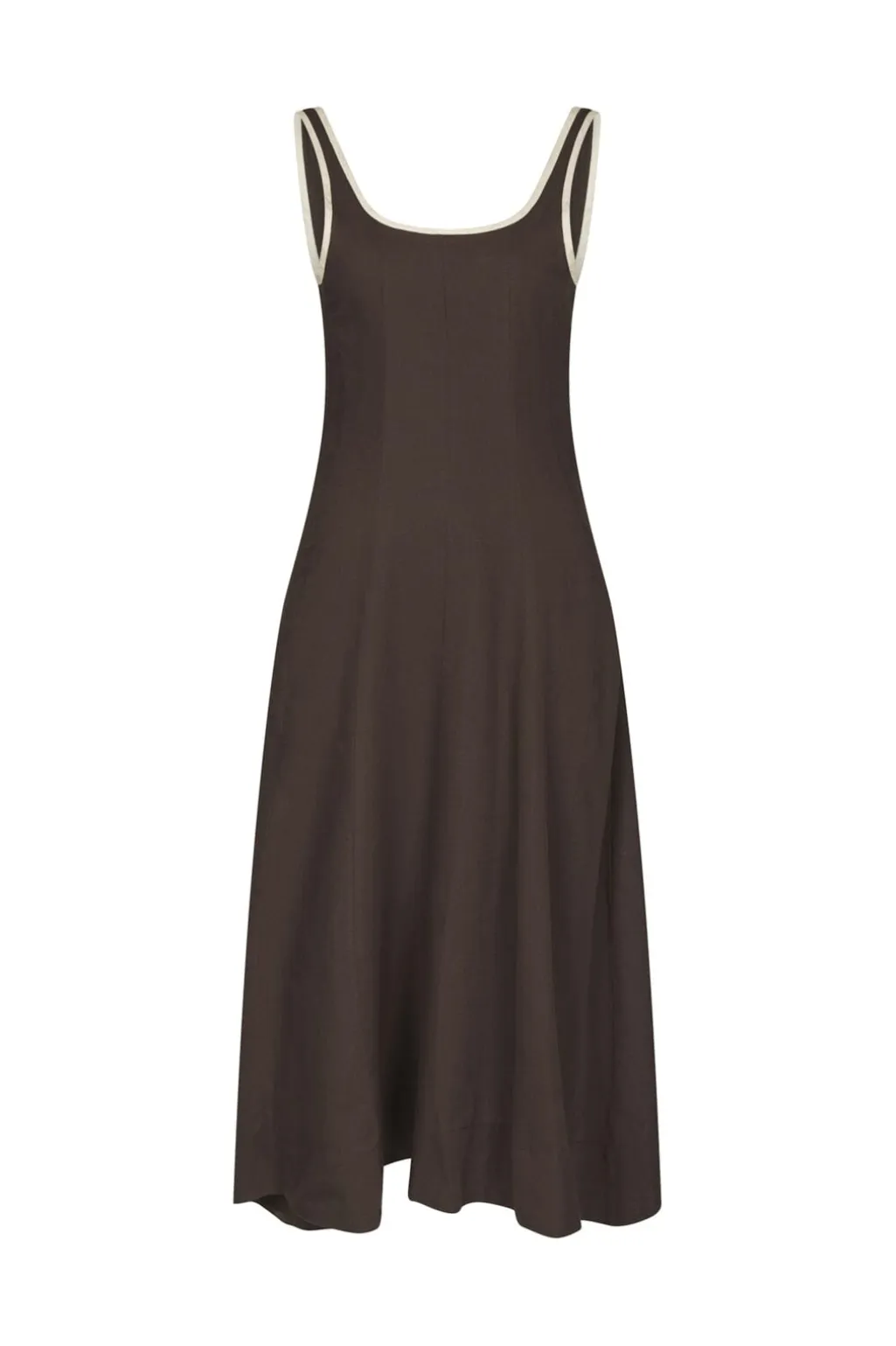 Nnsafinan Linen Contrast Dress 168961