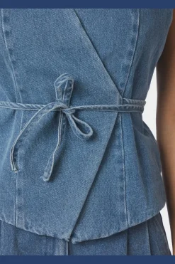 Nnsamara Denim Waistcoat 168983