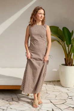Nnsaxton Check Dress 167962