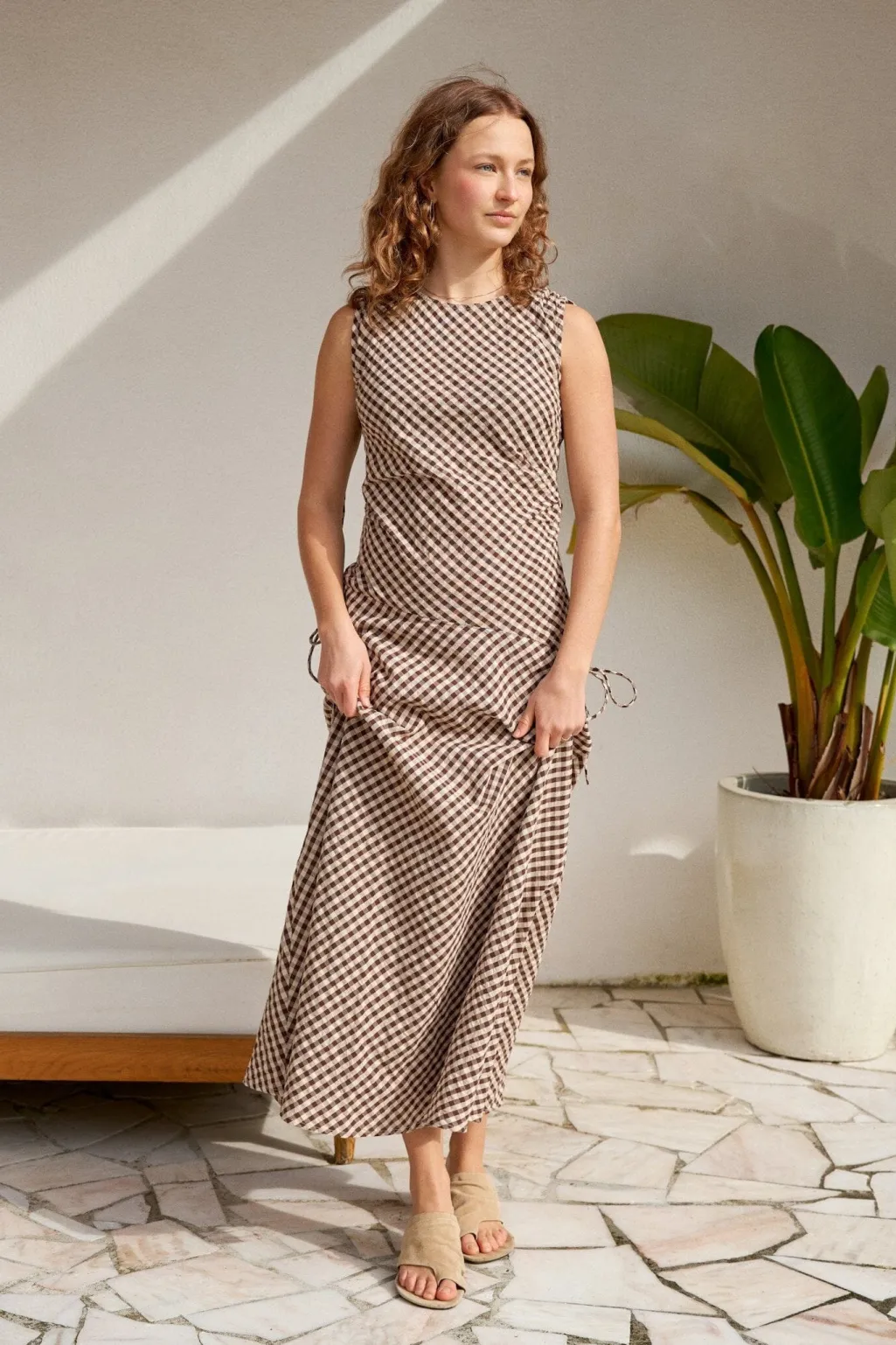 Nnsaxton Check Dress 167962