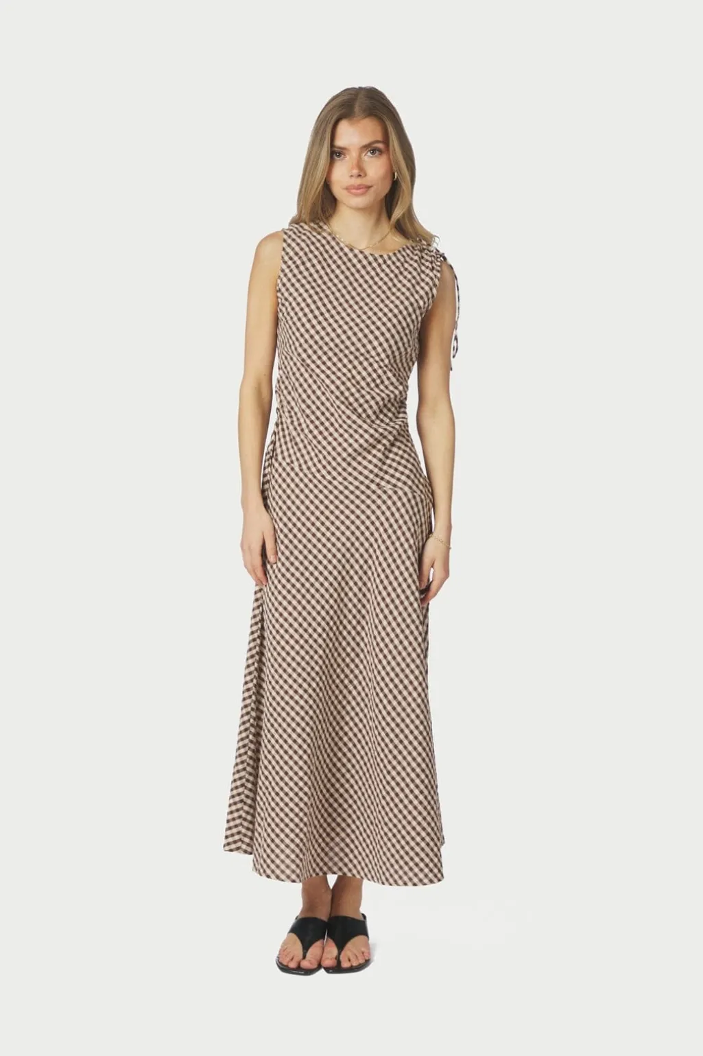 Nnsaxton Check Dress 167962