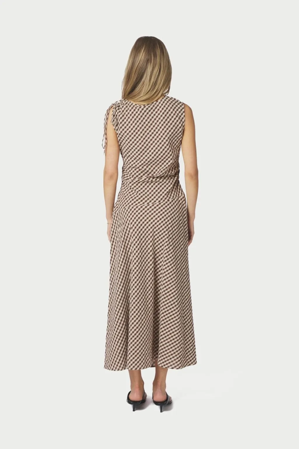 Nnsaxton Check Dress 167962