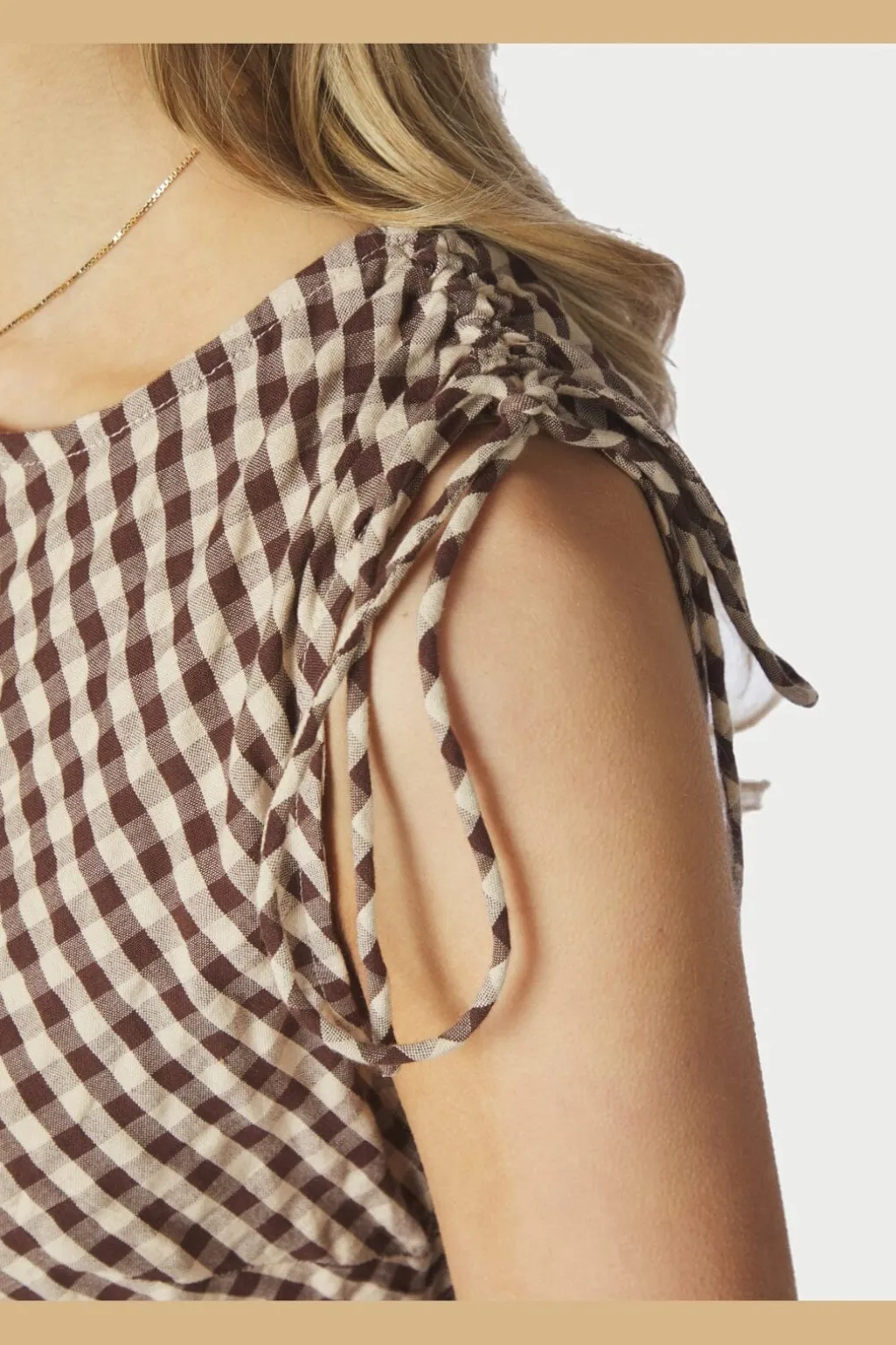 Nnsaxton Check Dress 167962