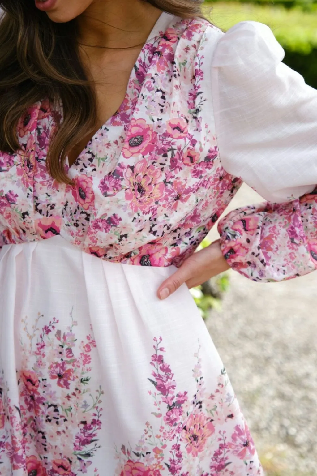 Nnsemila Flower Print Dress 166452