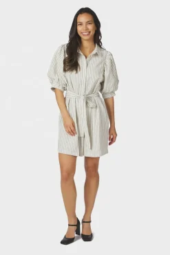 Nnserene Slim Stripe Dress 168963