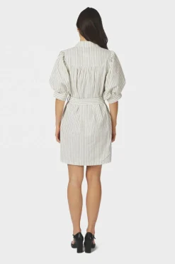 Nnserene Slim Stripe Dress 168963
