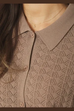 Nnsette Fine Crochet Blouse 168327
