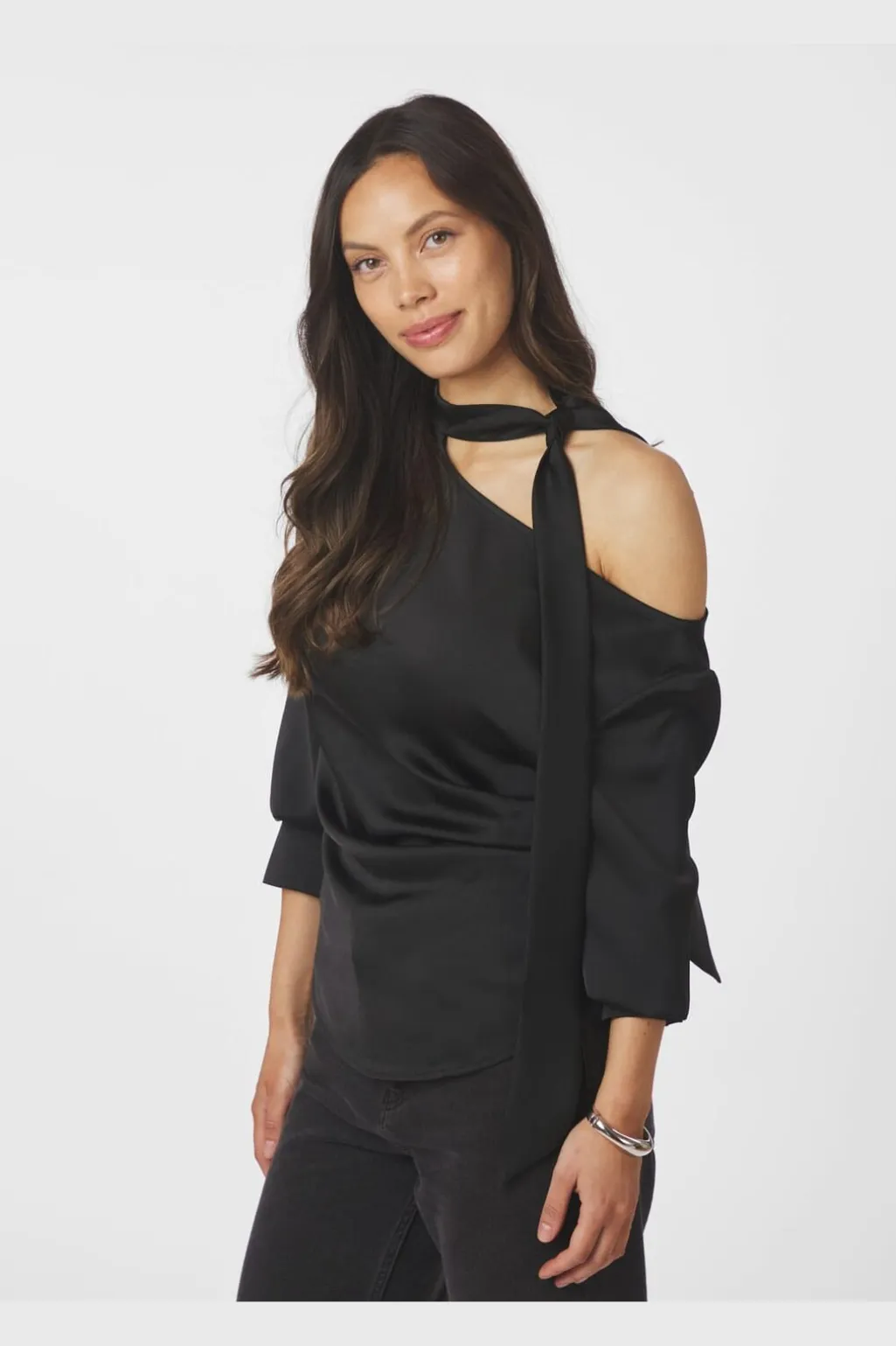 Nnshirli Heavy Sateen Blouse 166967