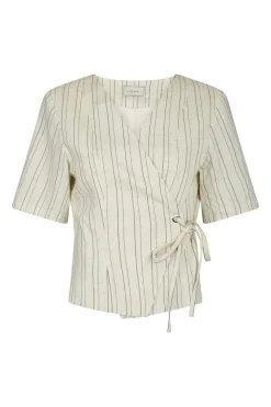 Nnsimmo Stripe Eyelet Blouse 167886