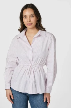 Nnsolei Small Stripe Shirt 165828