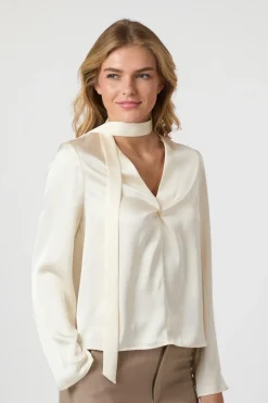 Nnsusanna Heavy Sateen Blouse 165018